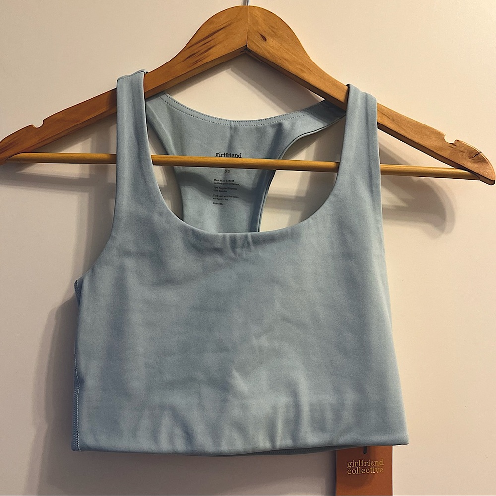 Girlfriend Collective Paloma Bra in Sky
